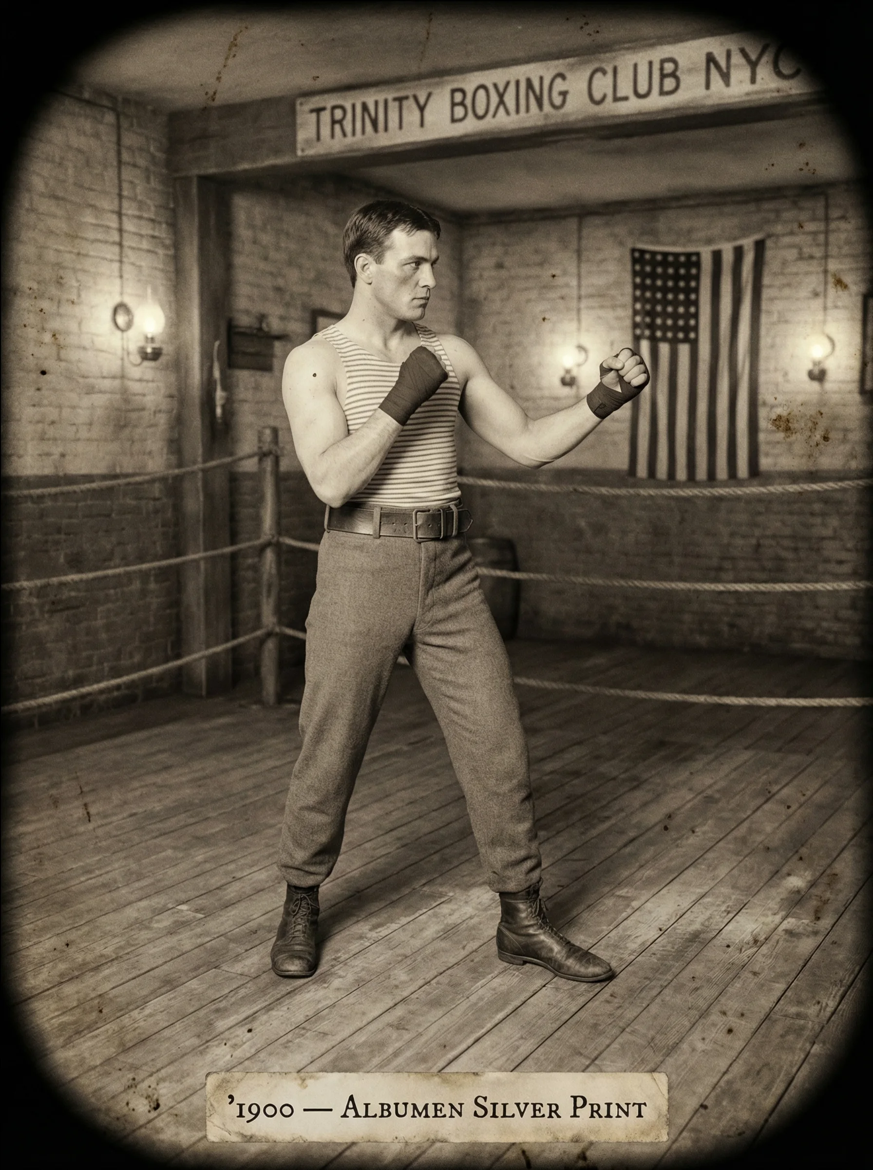The existing Men program artwork from Trinity Boxing Club’s official website